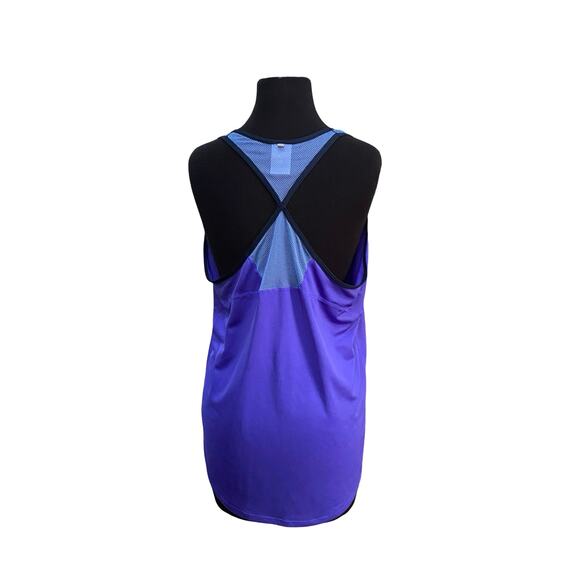 Nike Dri-Fit Tank Bundle XL (2) Grey & Purple Blue Racerback - Picture 10 of 16